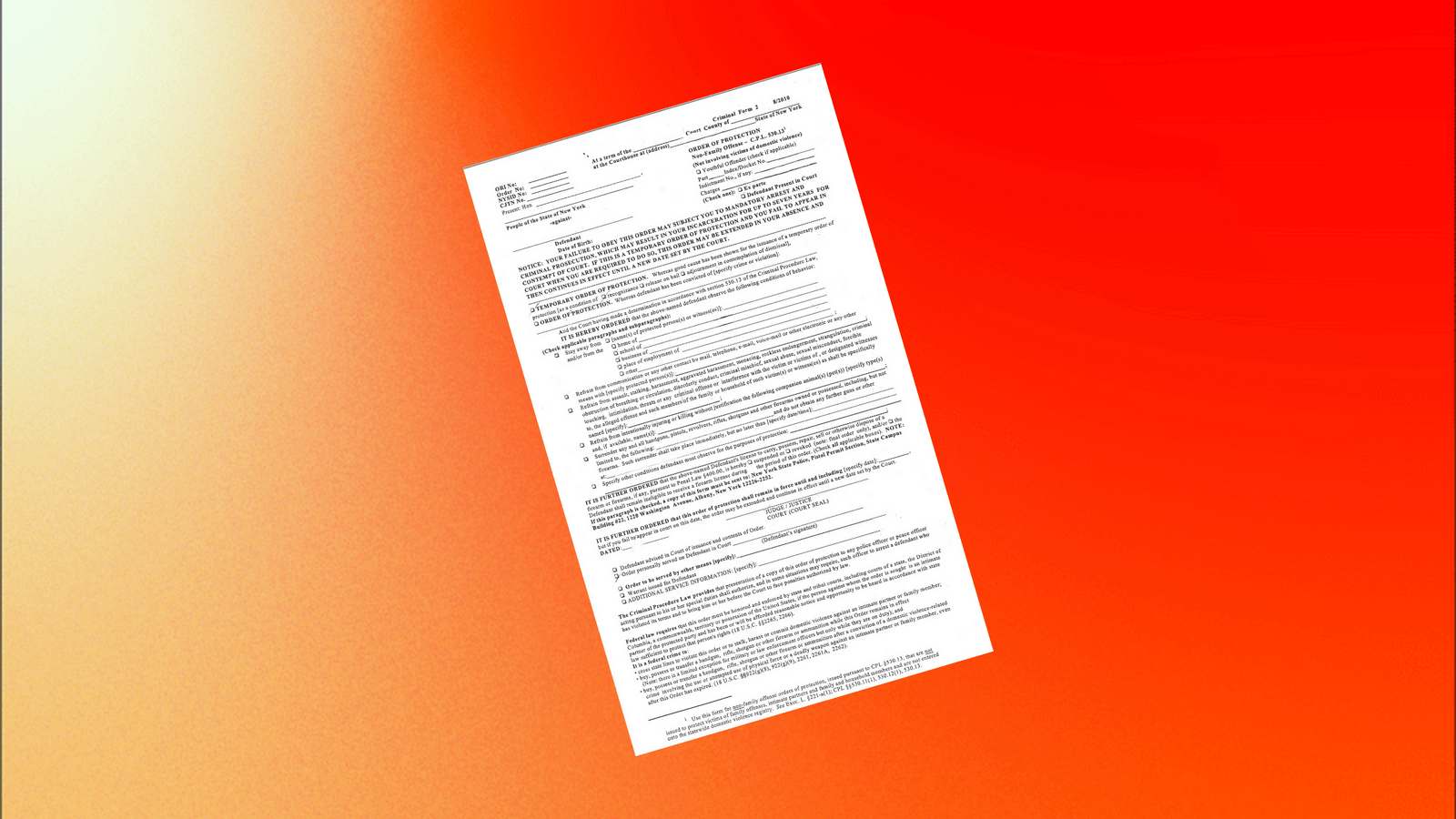 Why, When, and How to File an Order of Protection